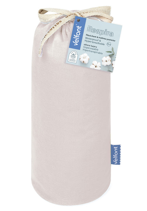 Respira Matrasbeschermer Waterdicht - Cream