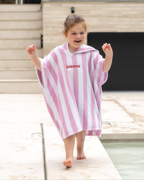 Kids Poncho Badstof Lila