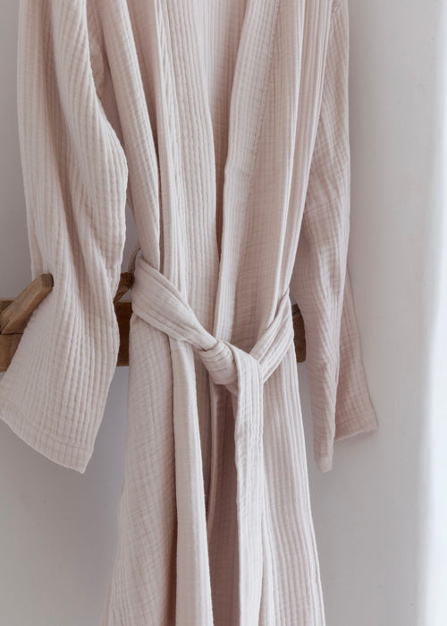 Crinkly Bathrobe Rose Dust
