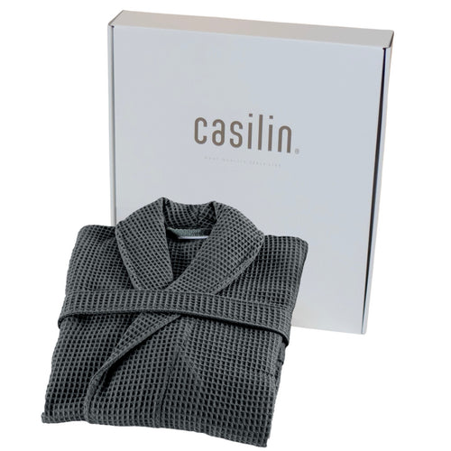 Kos Bathrobe in Gift Box Grey Charcoal