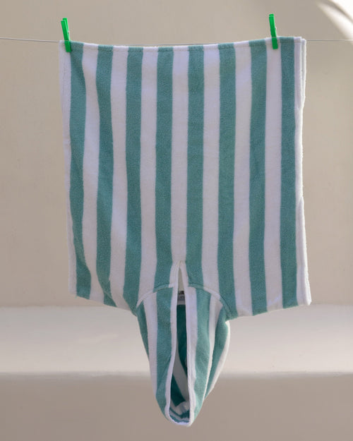 Kids Poncho Badstof Aqua
