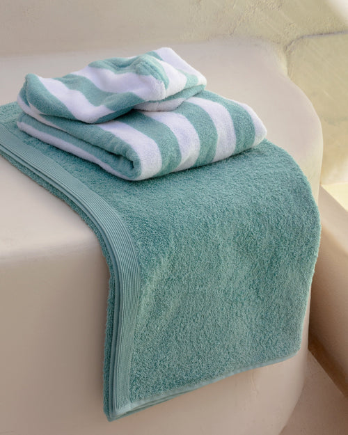 Kids Poncho Badstof Aqua