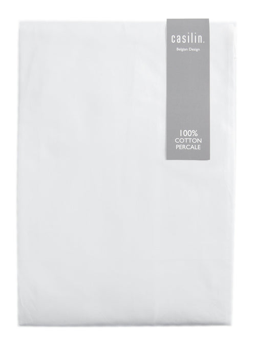 Royal Percale Hoeslaken - Wit